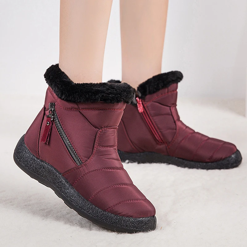 women's ankle length snow boots