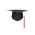 Школа Выпускной Вечер Кисточки Шапка Mortarboard Университет Бакалавры Магистр Доктор Академическая Шляпа НОВЫЙ Черный Минометный Щит