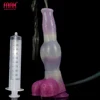 FAAK Ejaculation Dog Dildo Soft Silicone Large Penis Squirt Dildo Animal Dick Long Anal Sex Toys For Men Women Masturbators 1