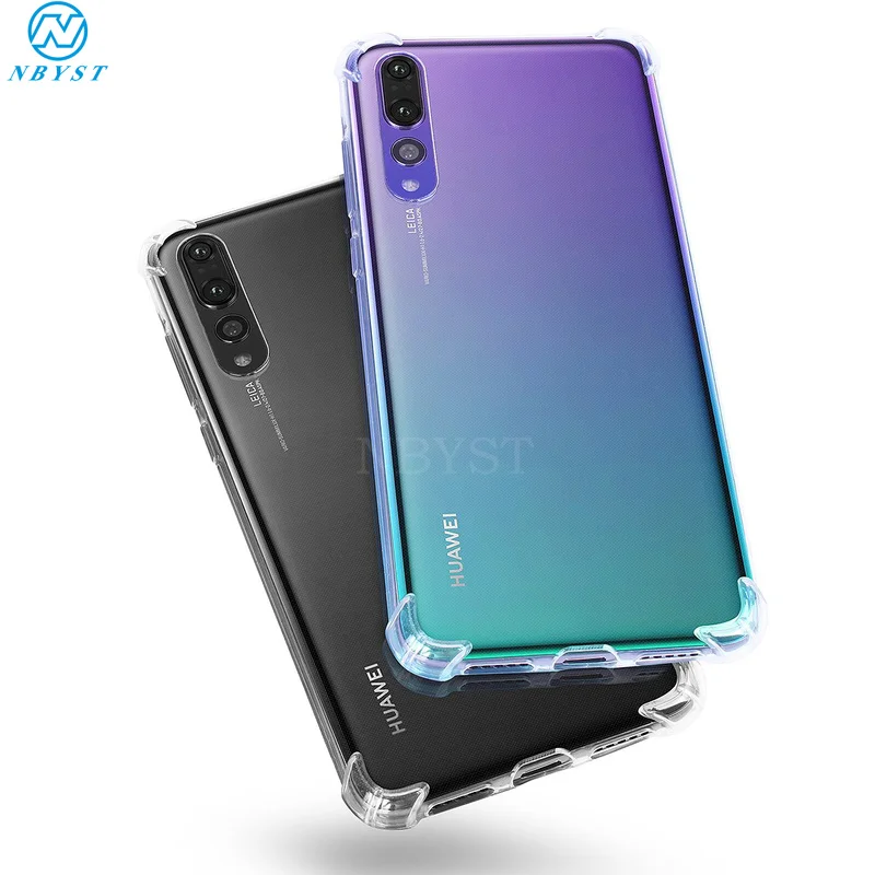 

Air Cushion Soft TPU Transparent Silicone Case Cover For Huawei P9 P10 Plus P20 Mate 9 10 20 Pro Nova 3 3i 4 Honor Note 10 Lite