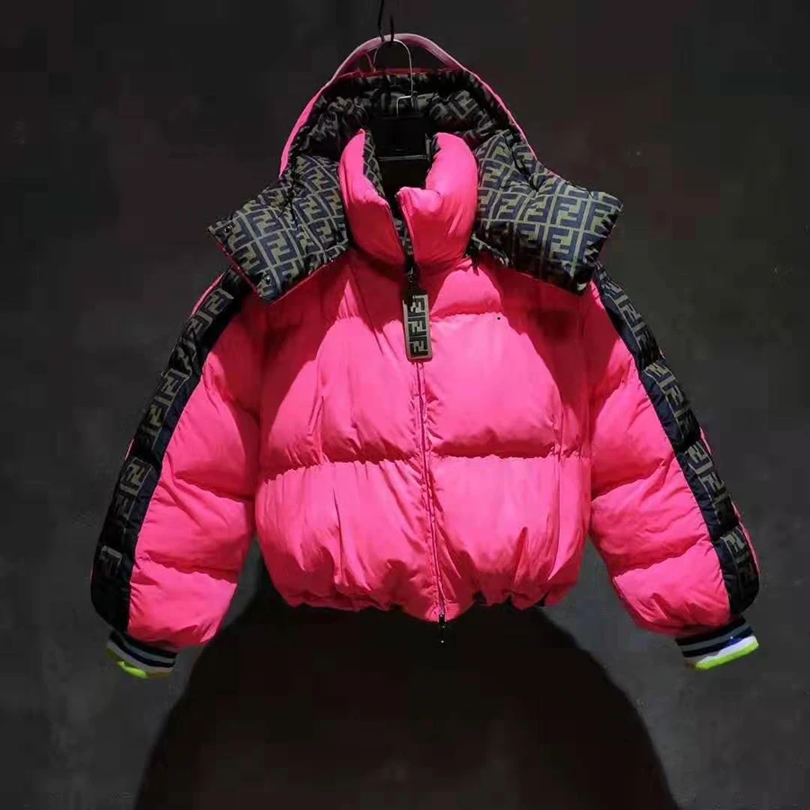 Осень зима женский пуховик пальто с капюшоном толстое модное пальто и куртка одежда с обеих сторон элегантные модные пальто