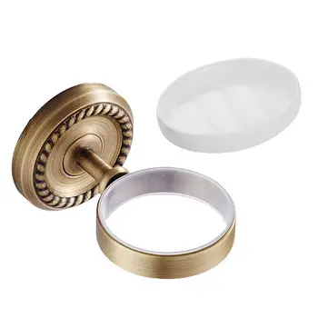 

1PC Practical Soap Storage Rack Wall Mount Antique Brass Soap Box Dishes Family Supplies Bathroom Hardware Accessories