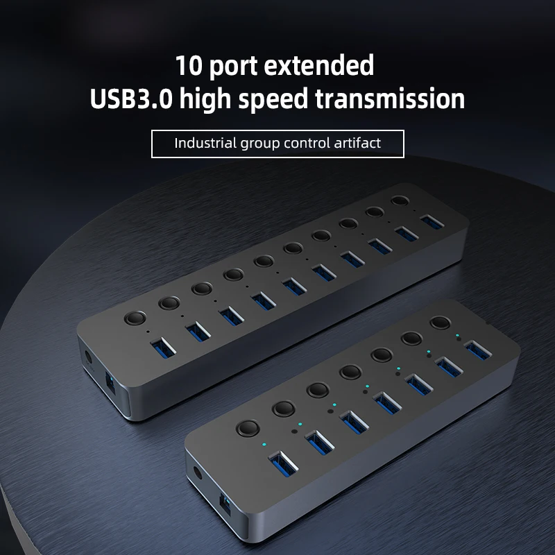 Blueendless USB 3 0 концентратор разветвитель с несколькими портами 7/10 расширитель