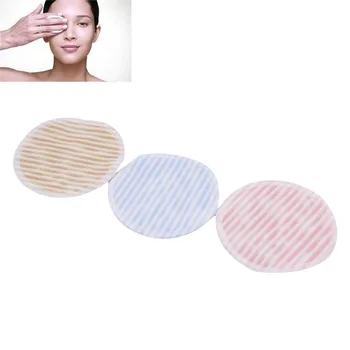 

Soft Bamboo Fiber Makeup Remover Towel Face Cleaner Fashion Soft Reusable Washable Plush Puff Cloth Pad