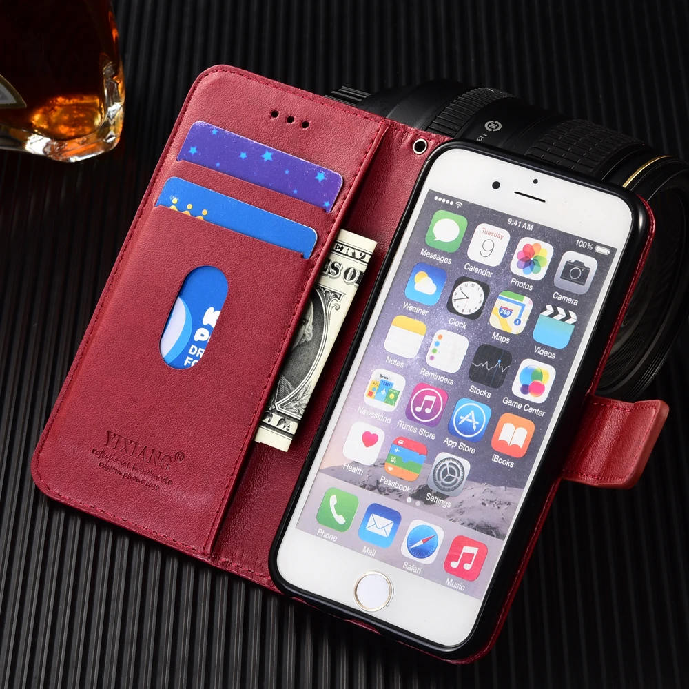 НА iPhone 6 iPhone6 Coque флип-бумажник чехол для iPhone 6 6S 7 8 Plus Fundas 3D тиснение бабочка Роскошный кожаный чехол