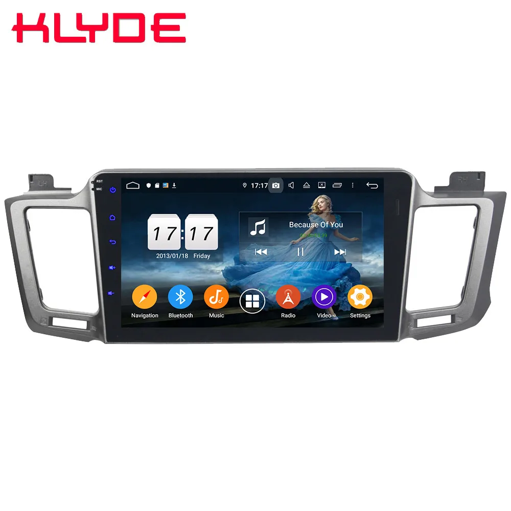 Klyde 10," ips 4G wifi Android 9,0 Восьмиядерный 4 Гб ОЗУ 64 Гб ПЗУ DSP BT автомобильный DVD мультимедийный плеер радио для Toyota RAV4 2012