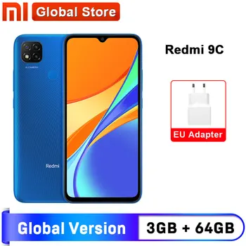 Versión Global Xiaomi Redmi 9C teléfono móvil 3GB RAM 64GB ROM MediaTek Helio G35 6,53 "5000mAh 13MP Cámara Smartphone