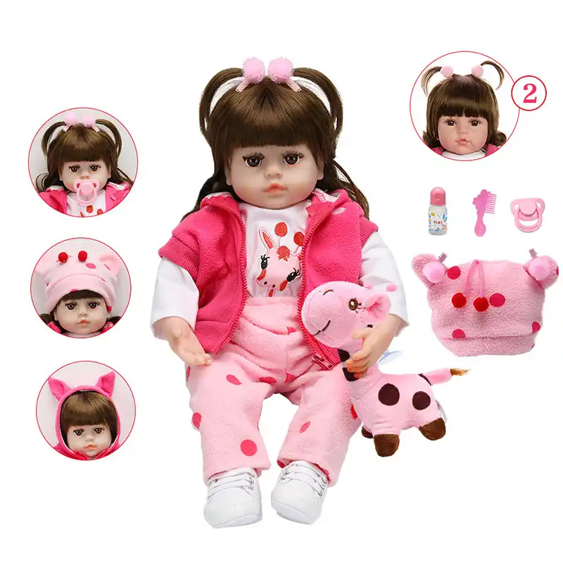 muñeca reborn con pelo