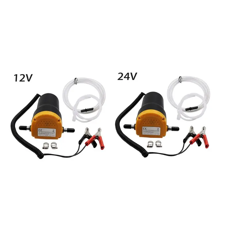 

24V 12V Motor Engine Electric Oil Pump ExtractorOil Diesel Fluid Fuel Suction Transfer Exchange Diesel Gasoline Car Boat
