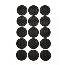 

Self Adhesive Furniture Leg Feet Rug Felt Pads Anti Slip Mat Bumper Damper for Chair Table Protector Hardware Round Square Black