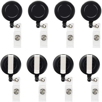 

HOT-ID Badge Holder Retractable, 40 Pcs Retractable Keychain Retractable Badge Holder Reel Clip Retractable Lanyard Key Holder f
