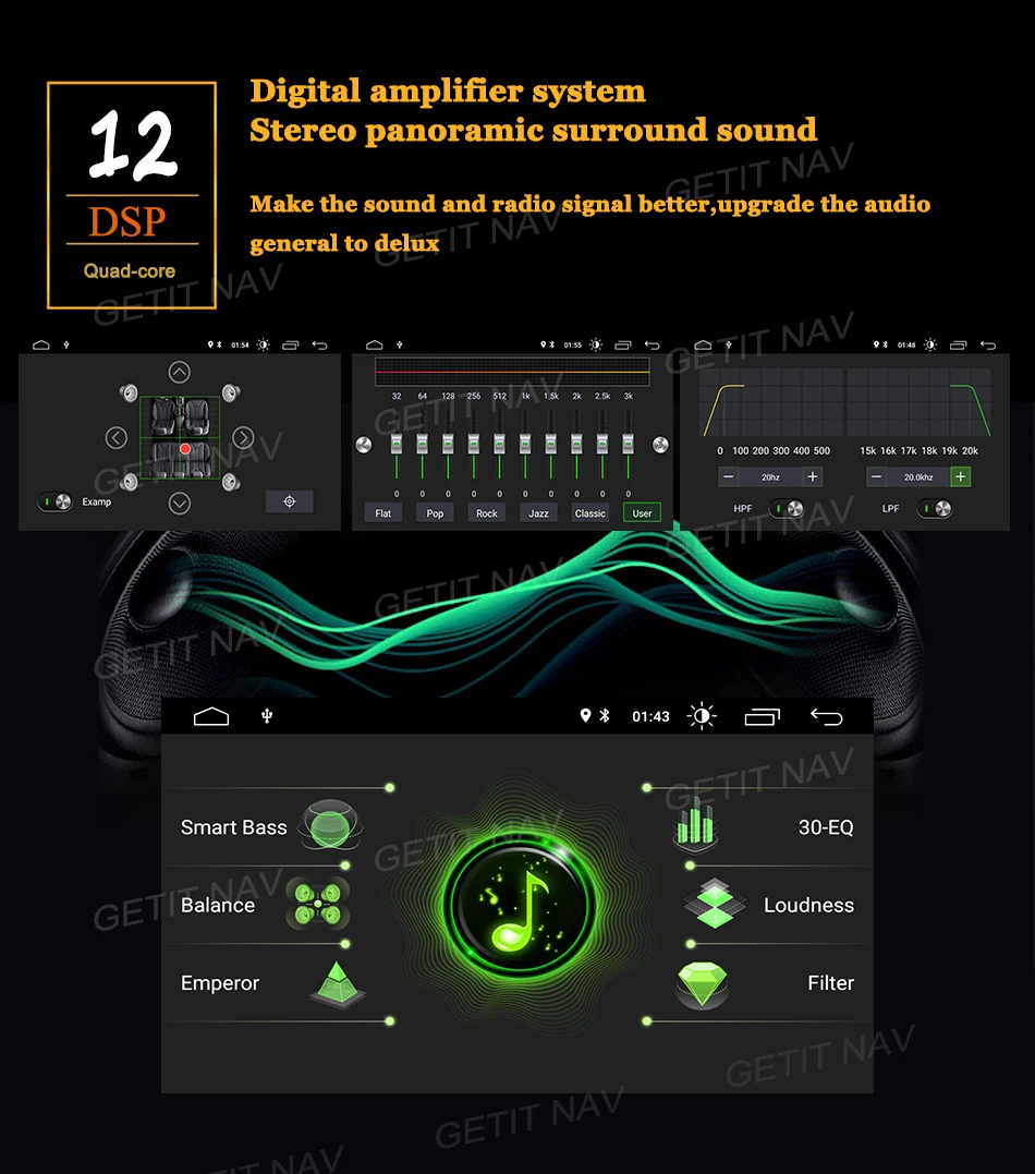 Perfect Android 9 Car Stereo Radio no DVD multiplayer for Benz Smart Fortwo 2016 2017 2018  Radio wifi BT Head Unit GPS navigation 15