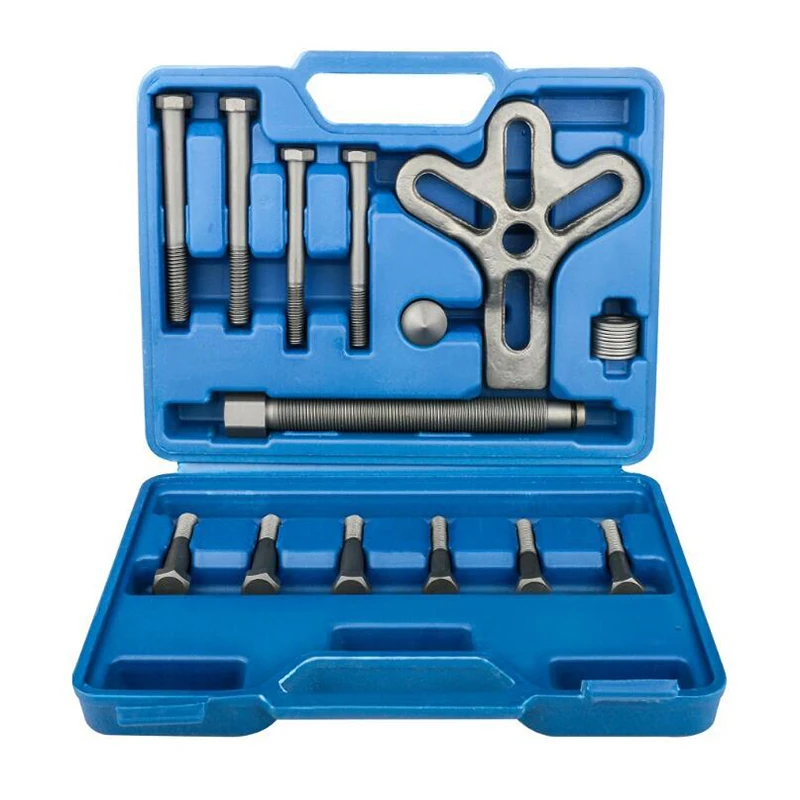 

13pcs Bearing Puller Harmonic Balancer Steering Wheel Removal Set Car Tool Crankshaft Gear Bearing Pullery Repair Kit