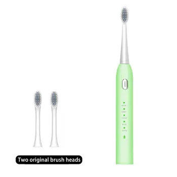 

S802 Sonic Electric Toothbrush Adult Timer Brush 5 Mode Usb Charger Rechargeable Tooth Brushes Replacement Heads Set