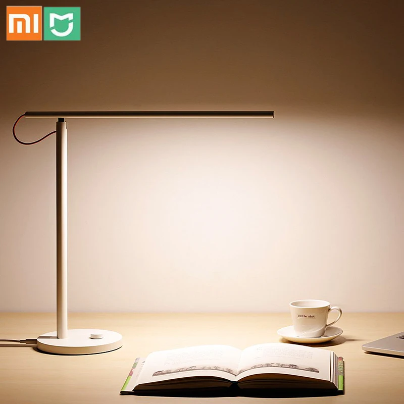 Оригинальная умная Светодиодная настольная лампа Xiaomi Mija MJTD01YL 4 светодиода без