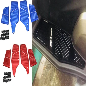 

Motorcycle Footboard Steps Motorbike Foot For KYMCO AK 550 AK550 2017 2018 accessories Footrest Pegs Plate Pads