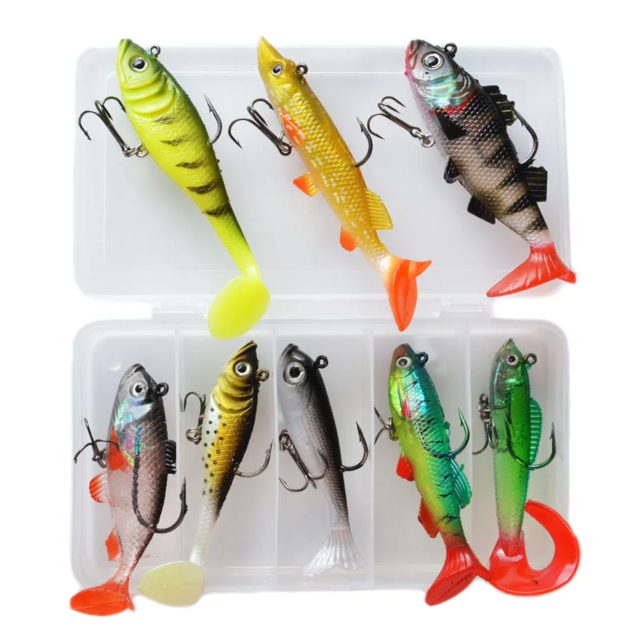 8g 10g 13g 15g Jig Head Soft Bait Lure Kit Set Mix Size Artificial Bait  Silicone Swimbait Soft Fishing Lure Carp Fishing Tackle - Fishing Lures -  AliExpress