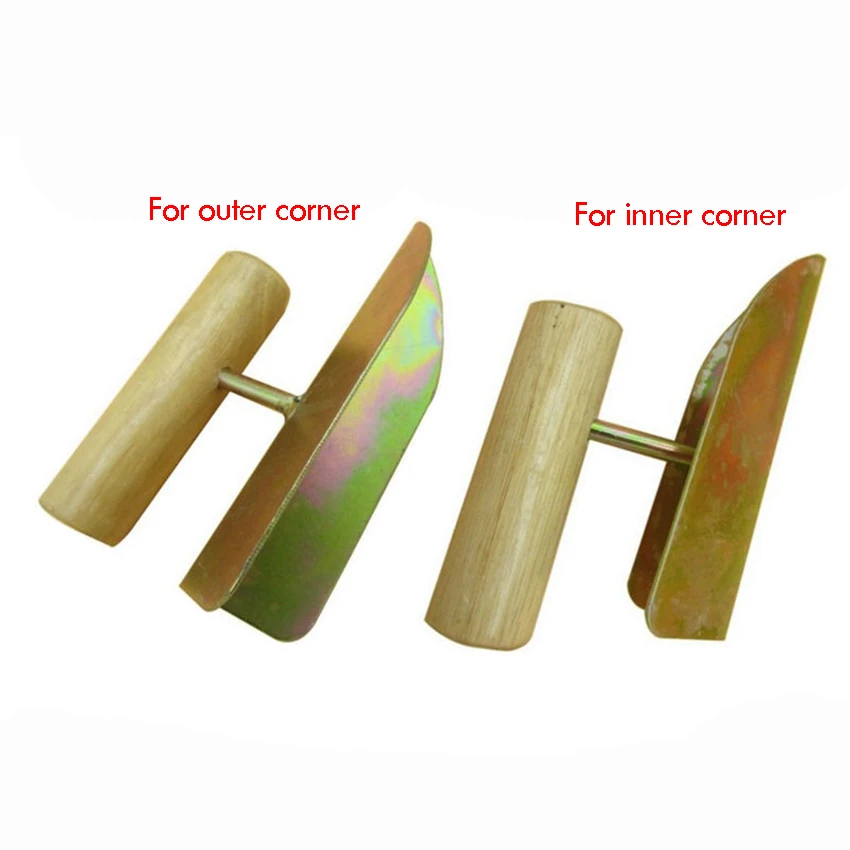 Drywall Inside / Outside Corner Tool With Wooden Handle90 Degree
