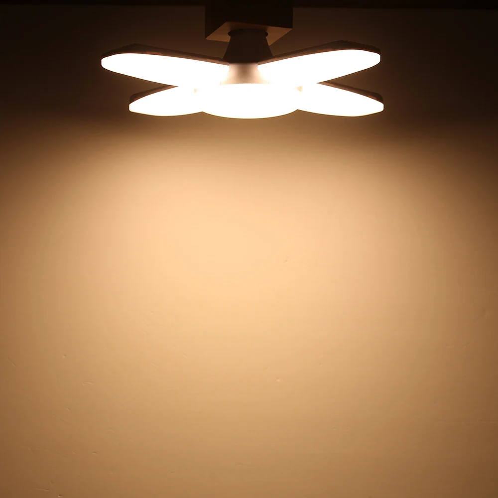 60W E27 Led Bulb Deformable Lamp Garage light LED 3000-6500K Home Lighting High Intensity Parking Warehouse Industrial
