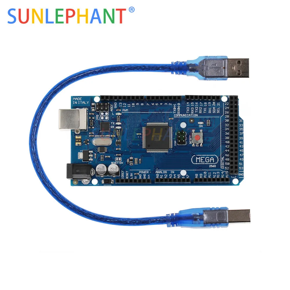 Фотография Mega 2560 R3 REV3 фотография + совместимый USB-кабель 1 шт. | Электронные