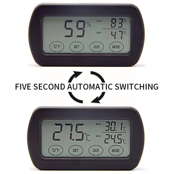 

Digital LCD Multifunction Electronic Thermometer, Indoor Quality Hygrometer, Humidity and Temperature Function new