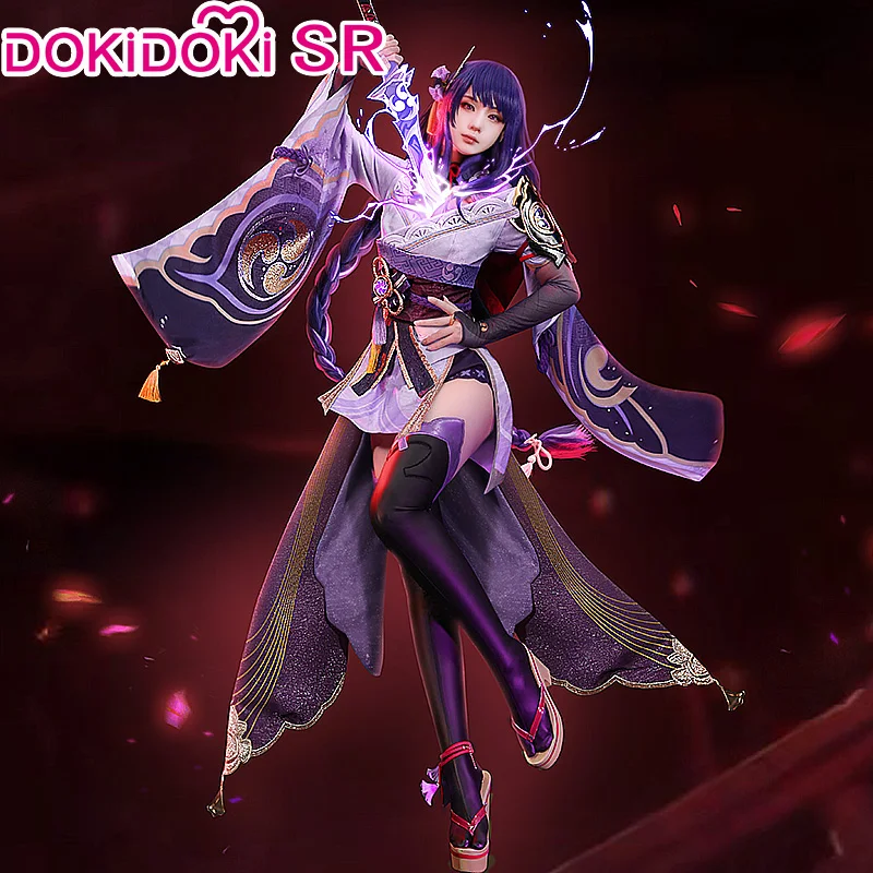 PRE-SALE DokiDoki-SR Game Genshin Impact Raiden Shogun Baal Cosplay Costume Ei Halloween | Тематическая одежда и униформа