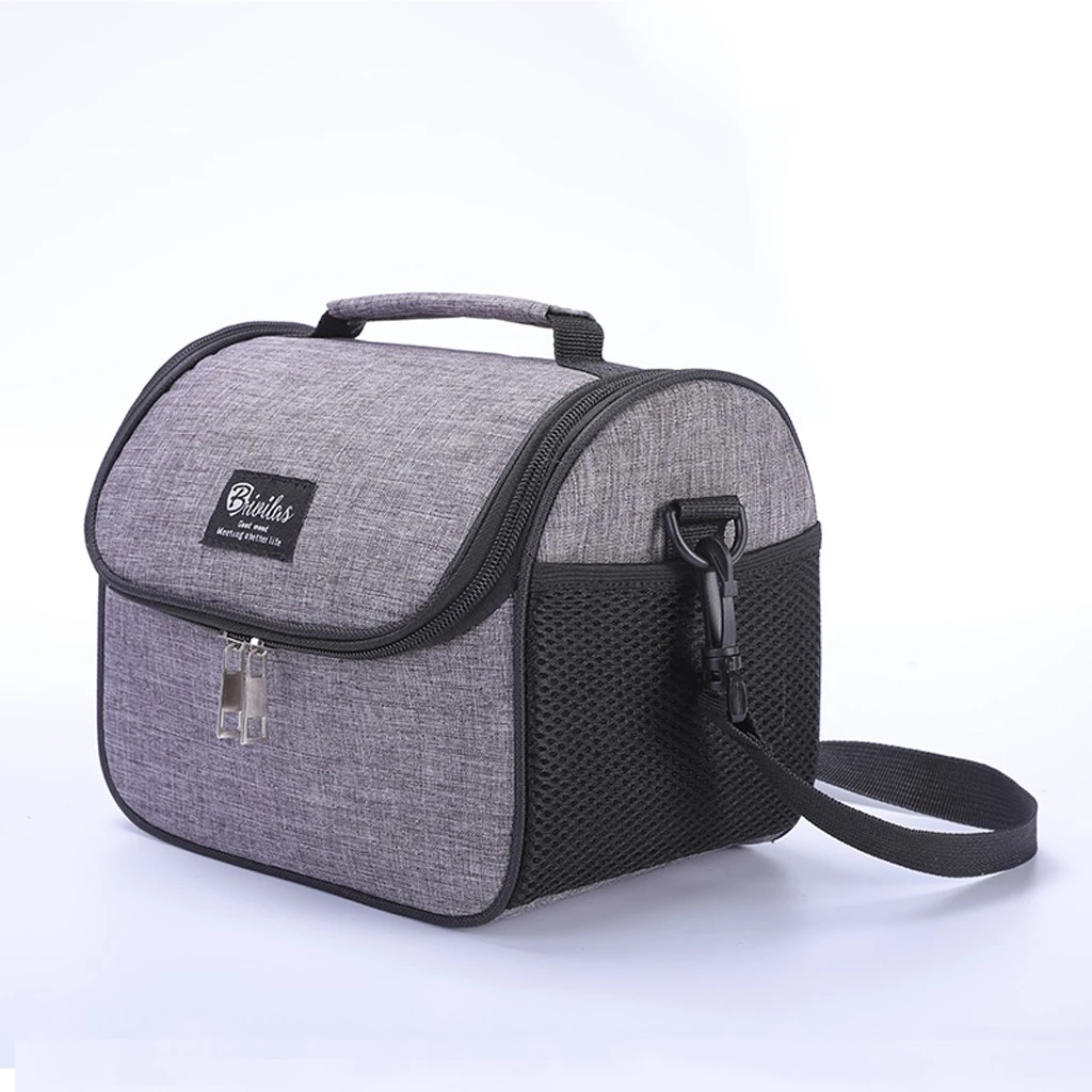 Maison Fabre Portable Thermal  Lunch Box Leakproof Waterproof  Women Kids Men Shoulder Food Picnic Multifunctional Tote Bag 906