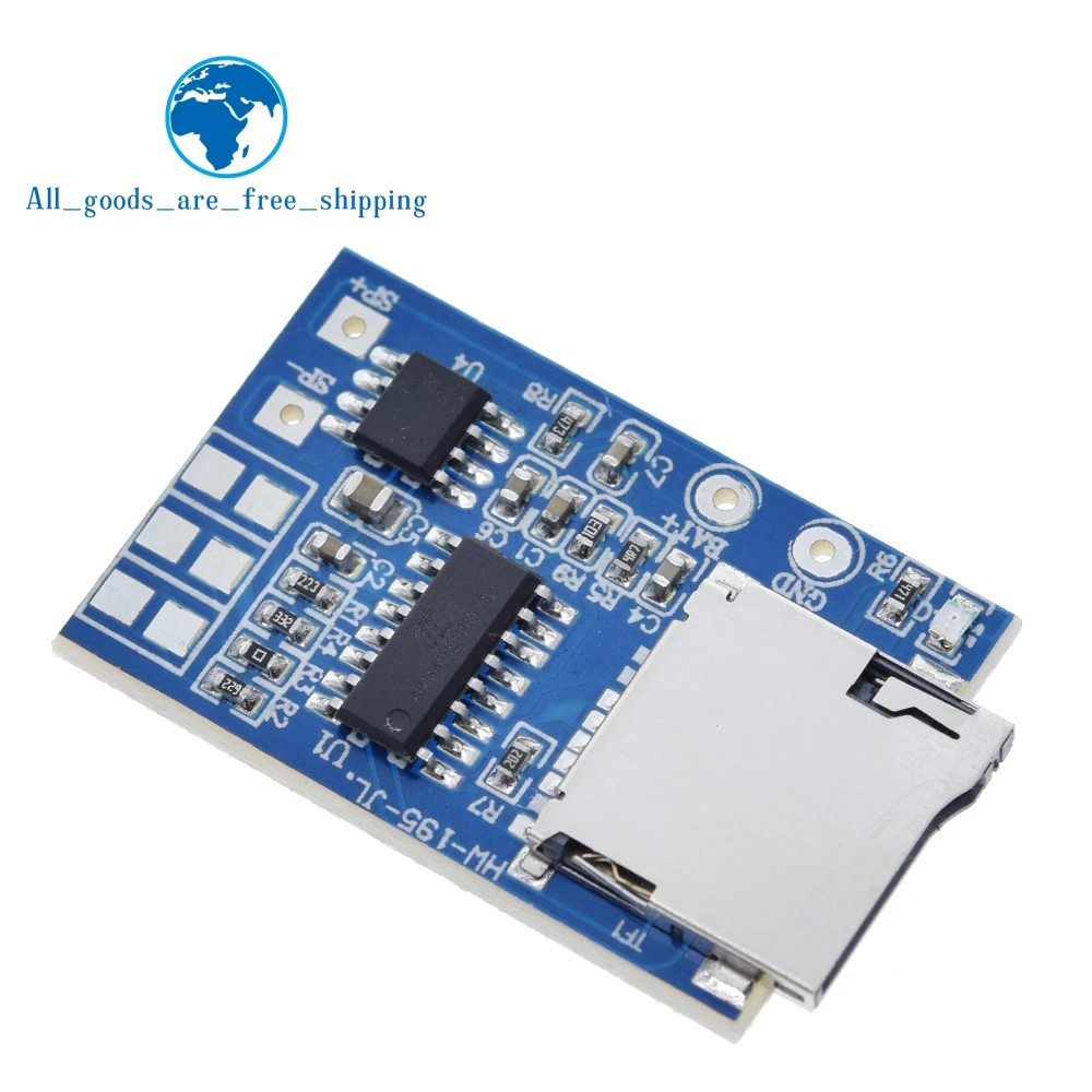 TF карта TZT GPD2846A MP3 декодер плата 2 Вт модуль усилителя для модуля питания Arduino