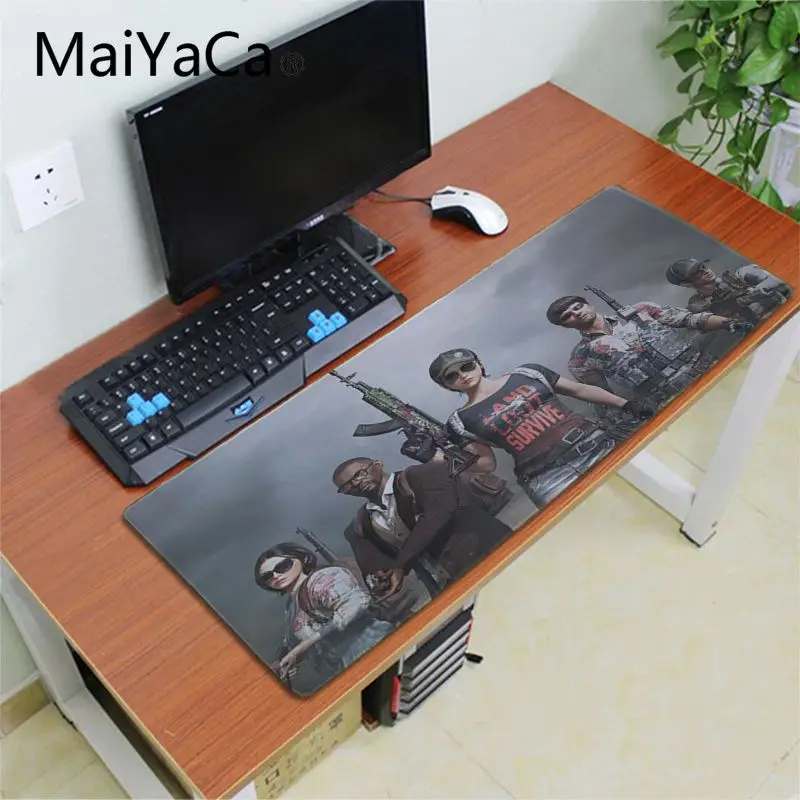 Игровой коврик для мыши MaiYaCa неизвестное поле боя pubg, Настольный коврик для мыши с клавиатурой, Аниме Коврик для мыши для геймера, скоростная версия, Настольный коврик для ноутбука