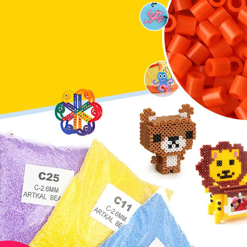 Hama Beads Perler Diy Kids Iron Beads Fuse