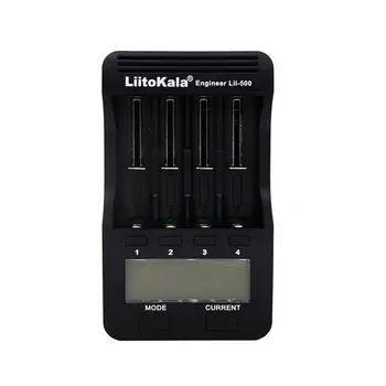 

Lii-500 18650 Lcd Display Charger 26650 21700 14500 10440 4 Slots Nimh Li-Ion Smart Universal Battery Charger