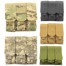 Для серии AK безопасность боевой военный дампа мешок пистолет журнал сумка винтовка пистолет страйкбол Тактический Подсумок три сумки для инструментов