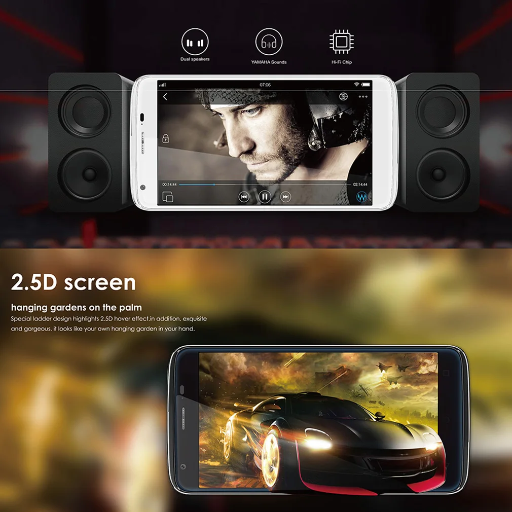 DINGDING Heat8 4G 5.5 Inch 720*1280 HD Touch Screen Display Smart Phone Quad Core 2GB + 16GB Phone For Android