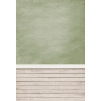 

Solid green color wood floor Photography Background Photographic Backdrops for Photo Studio