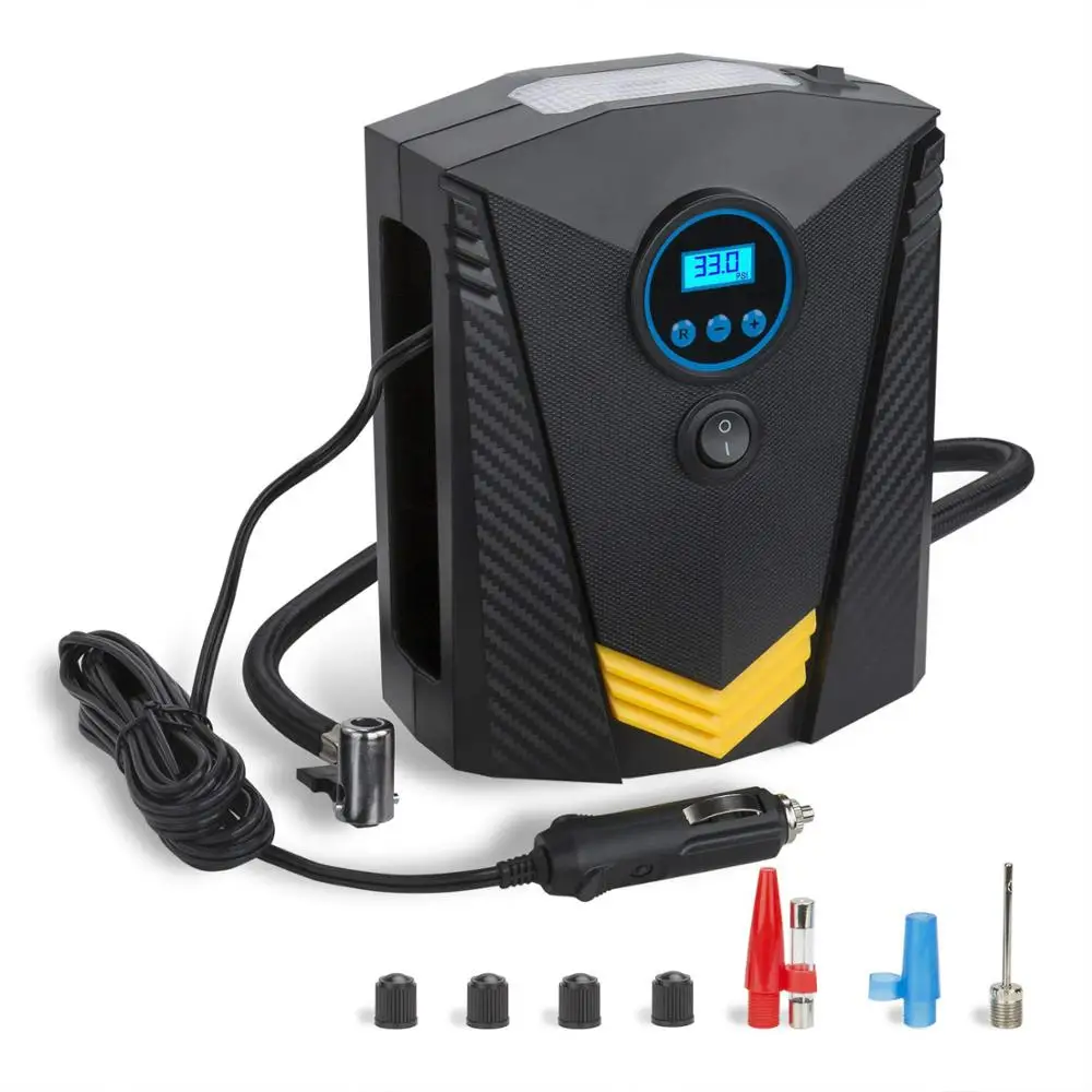 

Portable Digital Tire Inflator 12V DC Tire Air Compressor Pump Auto Tire Inflator for Car Motorcycle Bicycle wheels