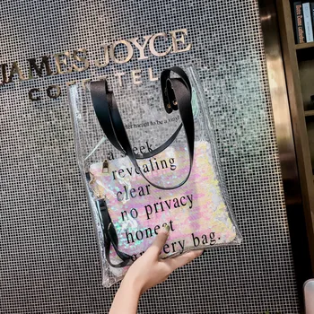 

New Personality Transparent Jelly Friends fire-breathing small dinosaur cell phone bag shoulder bag