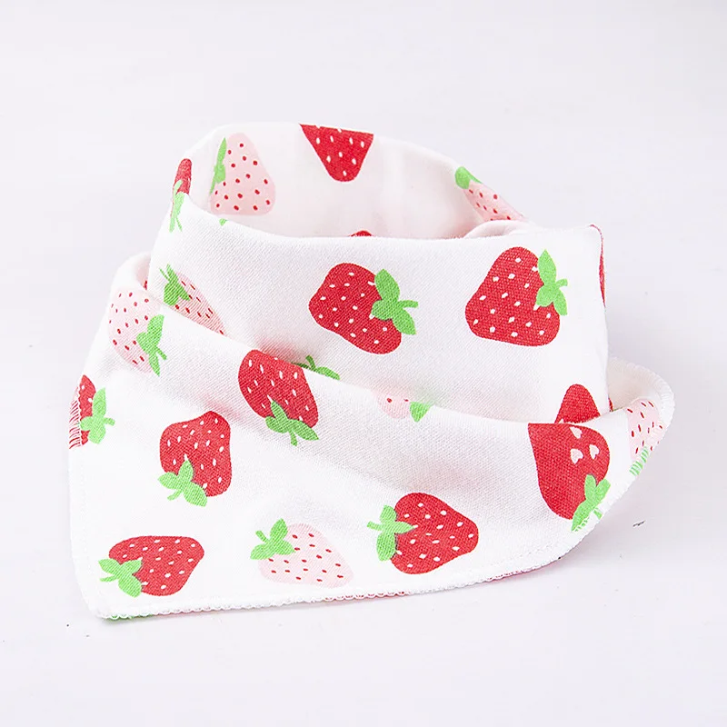 10pcs/lot Baby bibs High quality triangle cotton Baby Burp Cloths Cartoon Character Animal Print baby bandana bibs dribble bibs - Цвет: 10pcs B Type Bibs
