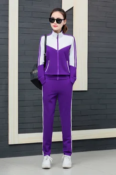 

6XL Women Tracksuit Sportswear Loose Jacket Spring Autumn Female Outfits Workout Casual Running Jogging Set Sweatshirt+pant