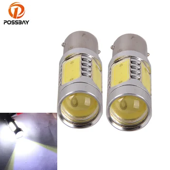 

POSSBAY 1156 7.5W COB LED Bulb Car Auto Light Source Projector DRL Driving Fog Headlight Lamp 12V DC White