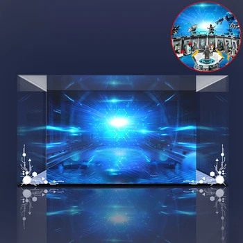 

Building Block Acrylic Dustproof Display Box Show Box for Marvel Avengers Hall 76125 Display Box Included Only - 2 Lights