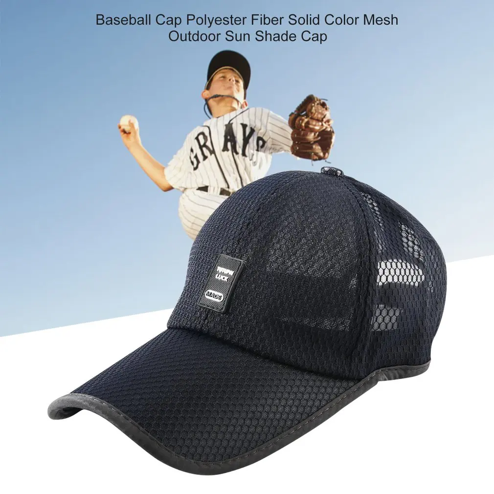 Мужская кепка летняя однотонная из полиэстера|Мужские шляпы от солнца| |