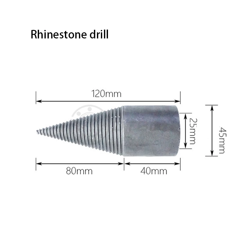 Drillforce дровяная дробилка, сверлильный станок для дерева, конусный расширитель, перфоратор, сверло, сплит-буровые инструменты 145/120 мм Weichai