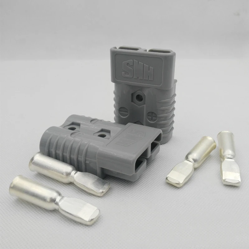 Rapidamente a Tomada Plugue do Cabo do Guincho Conector para o Fio Pces Cinza Conecte 600 v Bateria Conector Rápido 1awg 2 350a