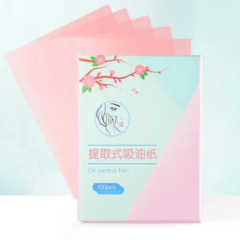 

100 PCs Solve Greasy Skin in 2 seconds Oil Absorption Does not absorb Water Necessary Before Facial Make Up Face Cleaning Tools