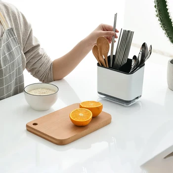 

Multi Cutlery Drain Rack Spoon Fork Chopstick Storage Holder Box Double Layer Cutlery Drain Rack Organizer Racks For Kitchen