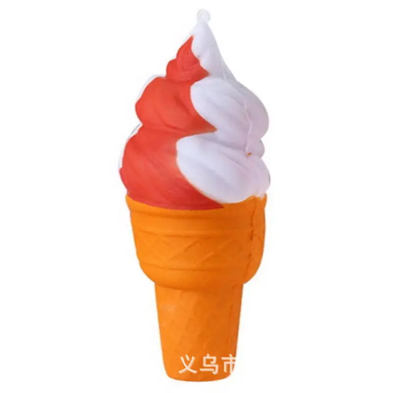 Cross Border for Pu New Products Memory Foam Model Colorful Torch Ice Cream Memory Foam Ice Cream