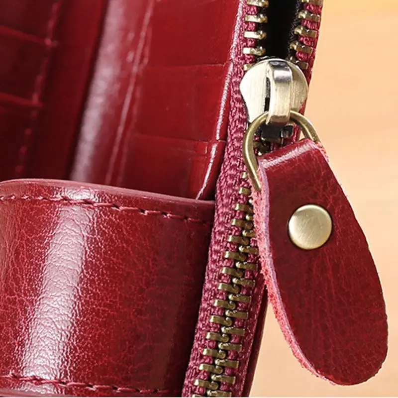 Sendefn женский кошелек кожаный маленький роскошный брендовый кошелек женский короткий кошелек на молнии Женский кошелек для монет карта Femme 5191-65 Черный