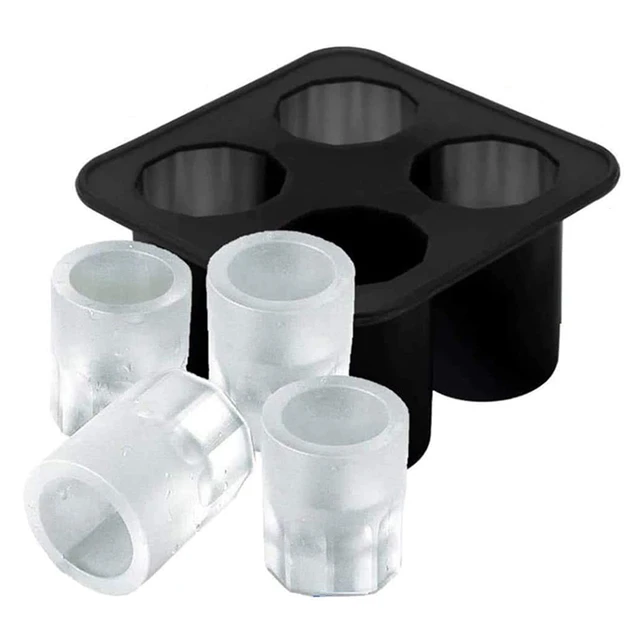 Ice Cup Mold Mold - Frozen Whiskey Glass Ice Cubes Ice Cup - black
