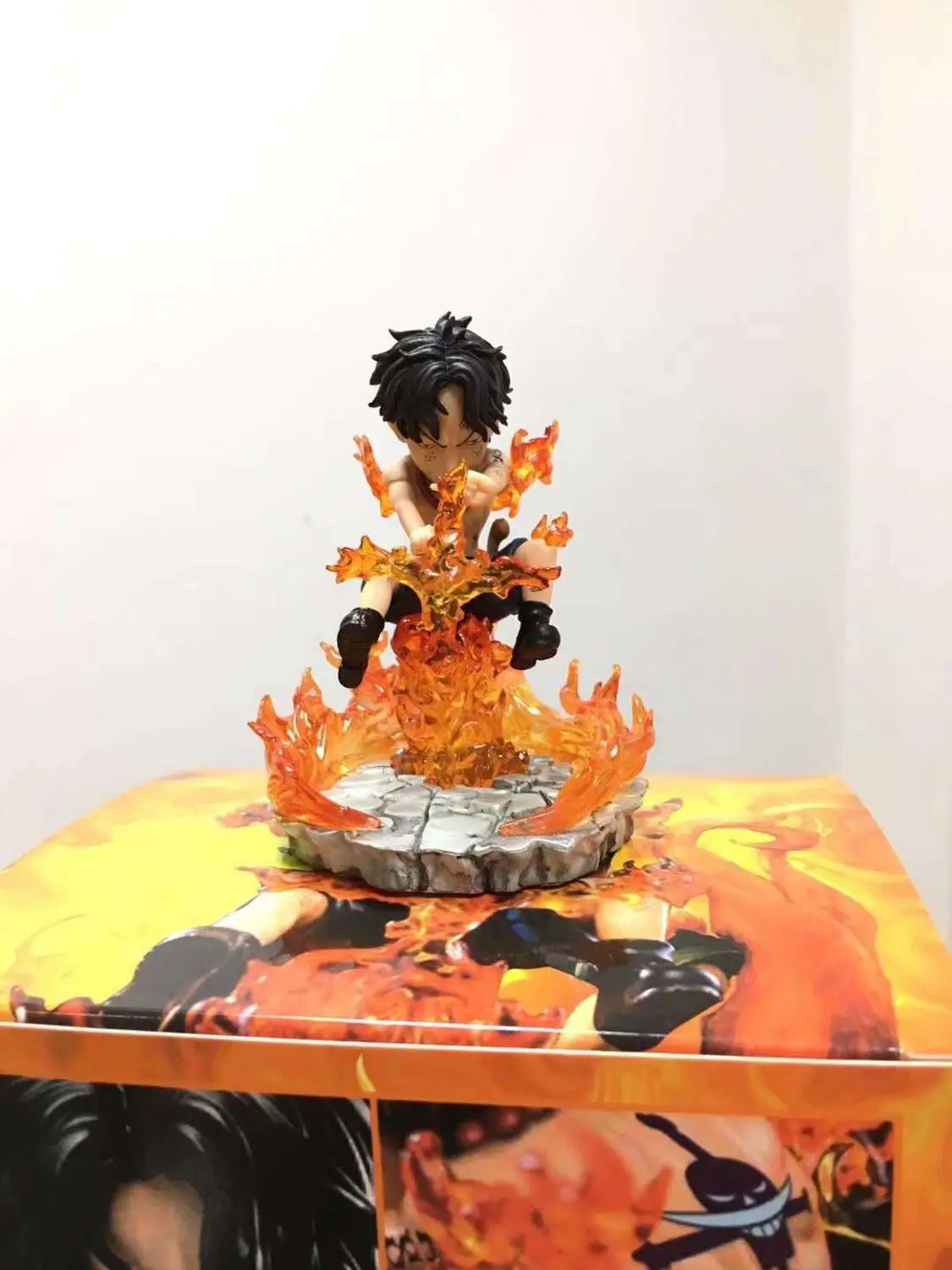 

10cm Anime GK Crossfire Ace Pirate One Piece Figure PVC Action Figure Collection Model Toys Gifts