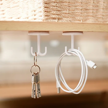 

Punch-free Seamless Sturdy Kitchen Closet Hook Towel Clothes Top Hook Home & Garden Household Accessories